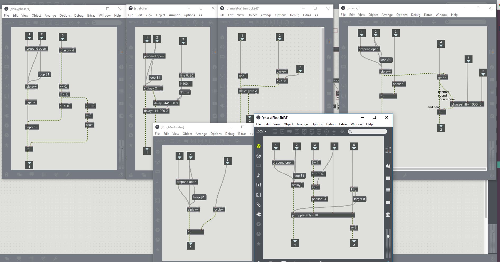 Audio processing using MaxMSP – Game Audio & Digital Art Blog